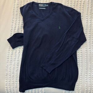 Polo by Ralph Lauren Men’s V-Neck Sweater XXL, Navy